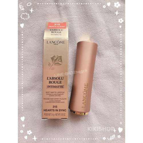 出清特惠 ✿LANCOME 蘭蔻✿ 絕對完美柔霧唇膏 粉紅小蠻腰 粉金管 全新3.4g正貨 霧面唇膏 315 273