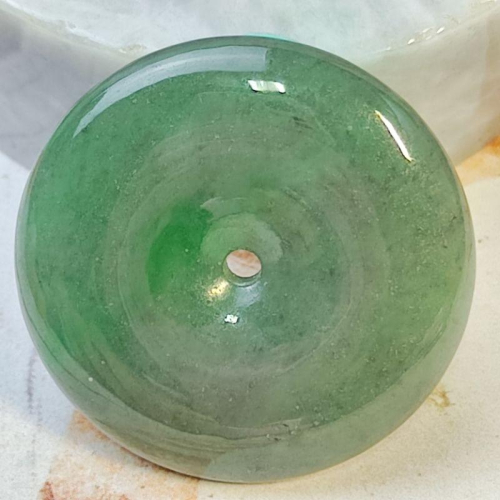 ?平安圓滿?天然緬甸玉 A貨 翡翠 油綠 精雕 平安釦 平安扣 懷古 現貨特價 玉平安扣 翡翠平安扣