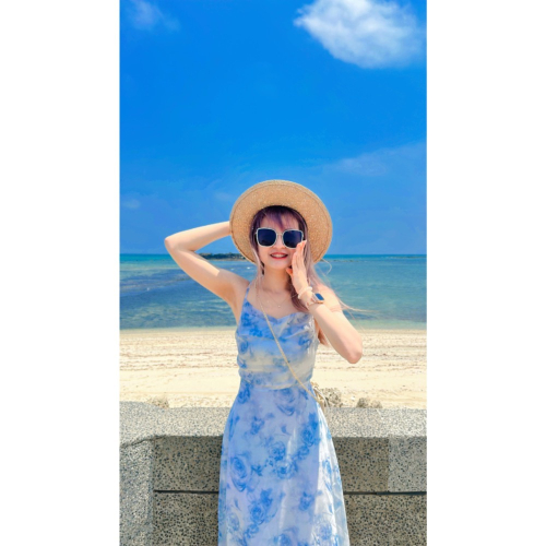 超仙海邊渡假風（長裙）