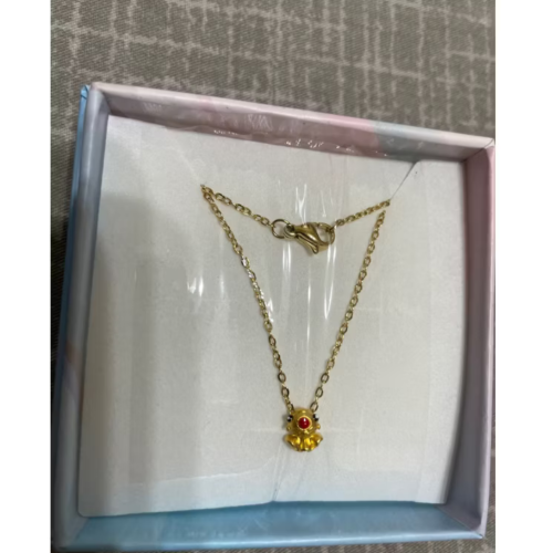 黃金小錦鯉約0.04錢贈鋼鍍金項鍊保單（傑克商店）