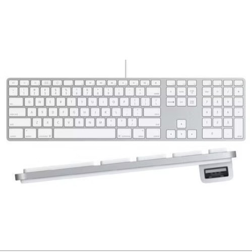 蘋果 APPLE G6 A1243/MB11​​0LLA USB有線鍵盤 數字小鍵盤 薄 好按 簡易包裝