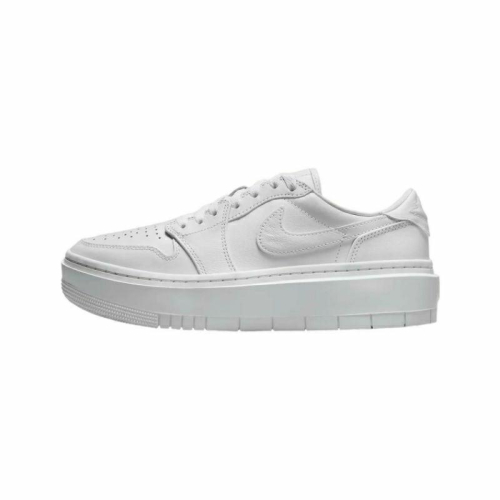 AJ 1 Elevate Low 厚底增高鞋 白/全白色DH7004-111 女款鞋
