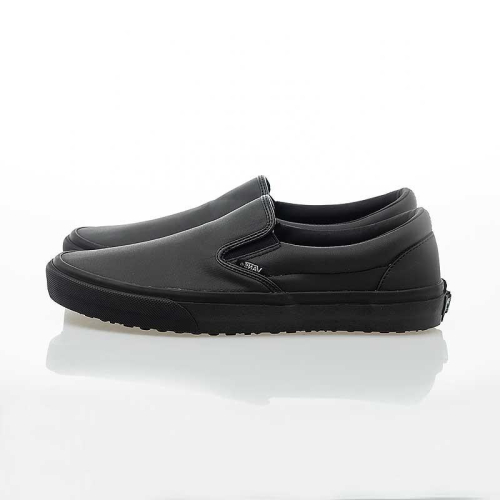[unclev1966] Vans Slip-On 全黑 皮革 防潑水 止滑 耐髒 超百搭 多功能 滑板鞋