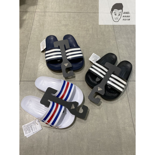【AND.】現貨 ADIDAS 愛迪達 拖鞋 防水 防臭 無海綿 一體成形 男女款 黑/白/深藍