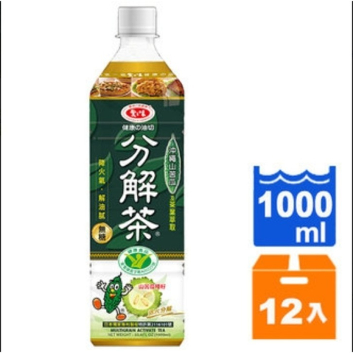愛之味分解茶沖繩山苦瓜(無糖)1000ml