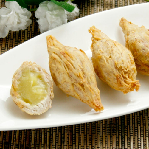 【張家海陸網】芋絲榴槤 10粒 500g 泰式餐廳專用 金錐榴槤 炸榴槤 點心 甜點