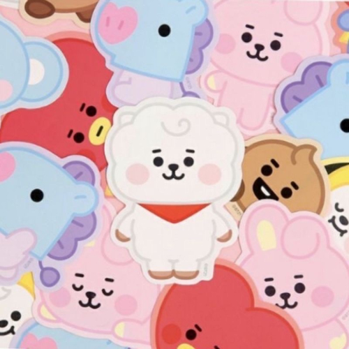 BT21 寶寶貼紙-Tata/Cooky