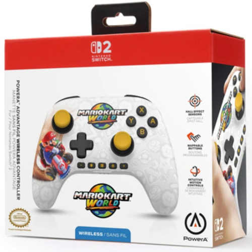 【AS電玩】 PowerA NS2 Switch 2 無線遊戲控制器 瑪利歐賽車世界款